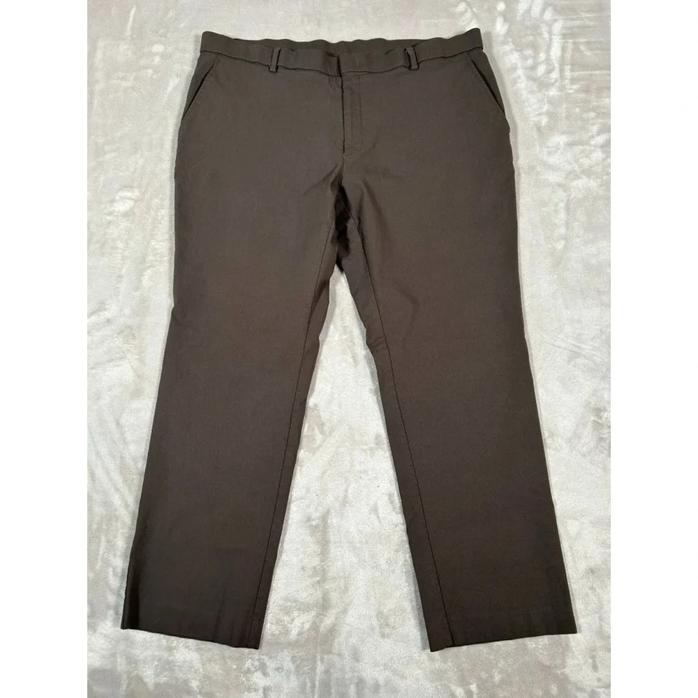 VTG 90s Ralph Ralph Lauren RRL Pants Men 40x29 Brown Performance Stretch Golf